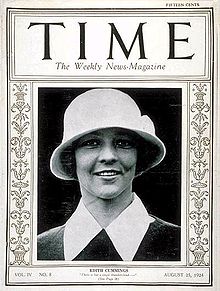 Edith Cummings on the cover of TIME Magazine