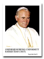 Pope John Paul II, portrait by Frank Szasz